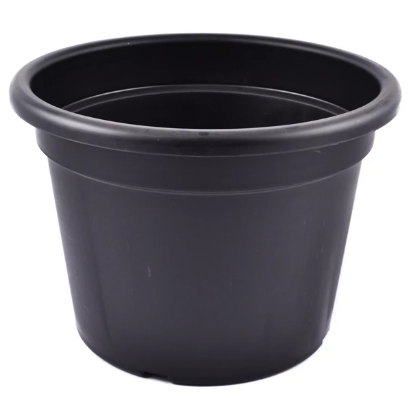 Fekete virágcserép 40cm 