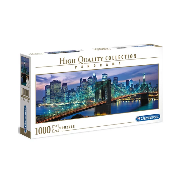 Brooklyn híd New York HQC 1000db-os panoráma puzzle - Clementoni