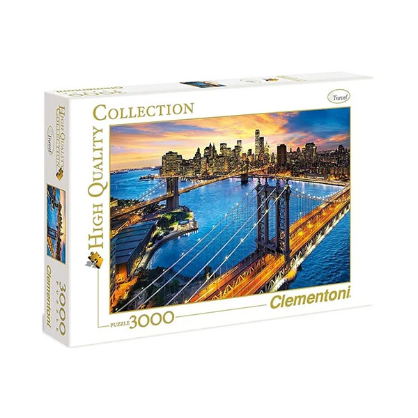New York HQC puzzle 3000db-os - Clementoni