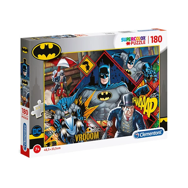 DC Comics Batman Supercolor puzzle 180db-os - Clementoni