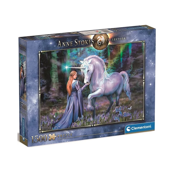 Anne Stokes: Blue Bell Woods 1500db-os puzzle - Clementoni
