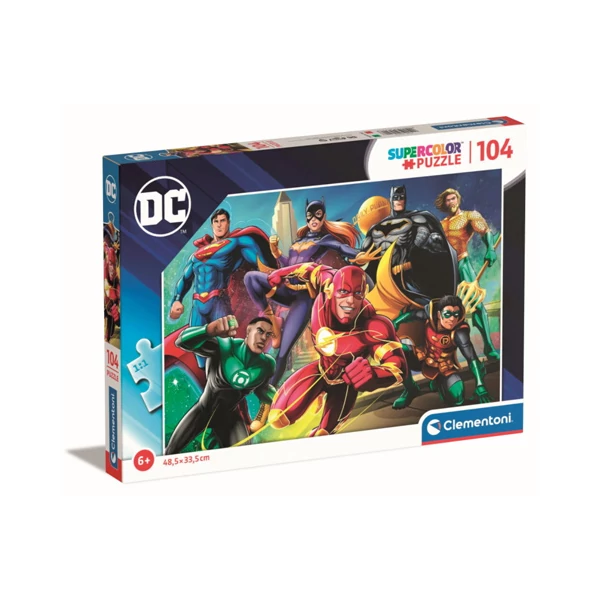 DC Comics: Az igazság ligája 104db-os puzzle - Clementoni