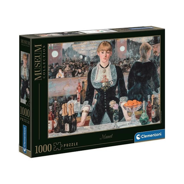 Manet: Egy Bár A Folie Bergeren Múzeum HQC puzzle 1000db-os - Clementoni
