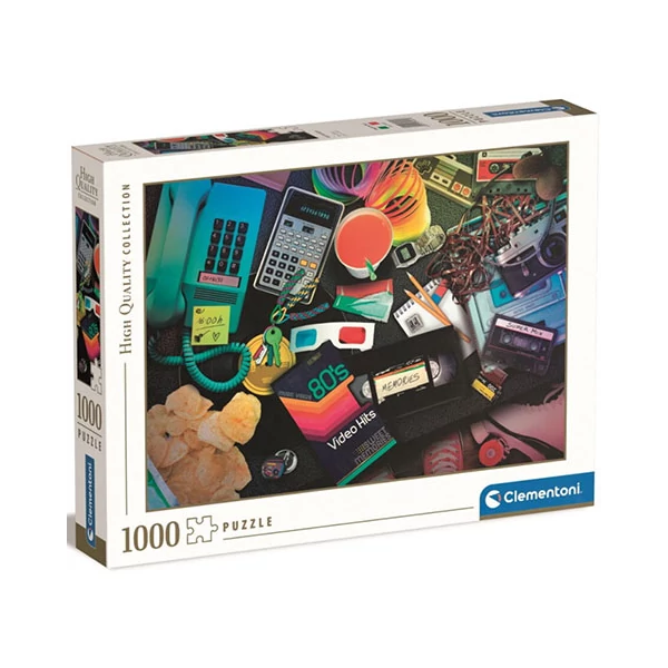 80-as évek nosztalgiája HQC puzzle 1000db-os - Clementoni
