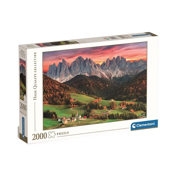 Val Di Funes, Olaszország HQC puzzle 2000db-os - Clementoni