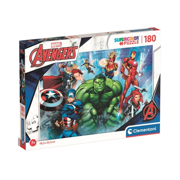 Marvel: Bosszúállók Supercolor puzzle 180db-os - Clementoni