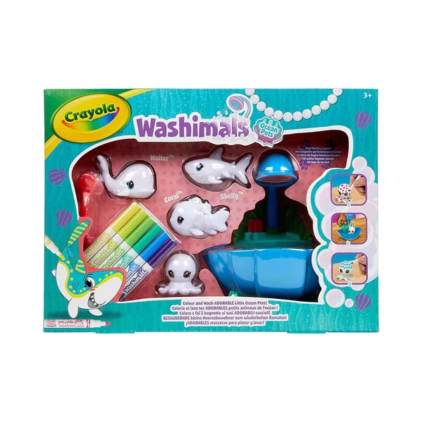 Crayola: Washimals lagúna kreatív játék