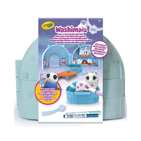 Crayola: Washimals Jeges kalandok az igluban játékszett
