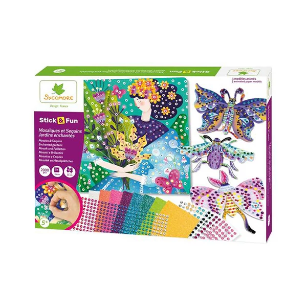 Stick'N Fun Flitteres mozaikkép készítő készlet