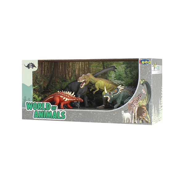 World Of Animals: Dinoszauruszok 4db-os játékszett