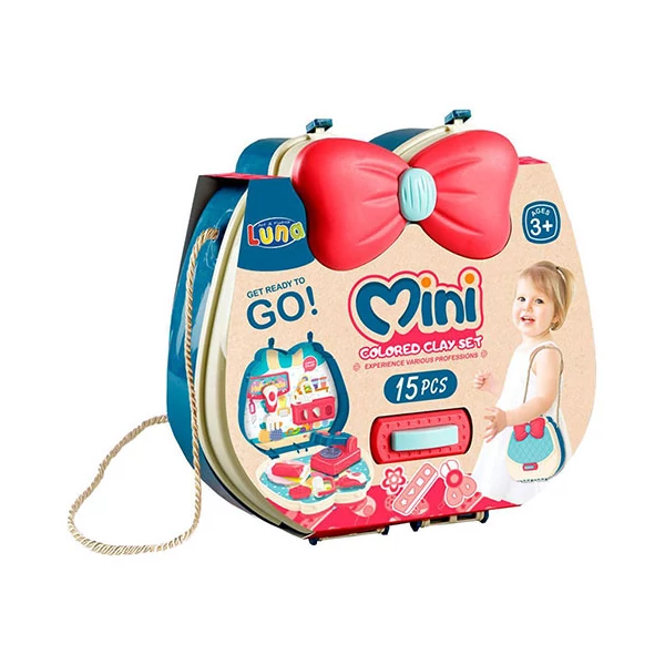 Mini gyurma szett kistáskában 15db-os