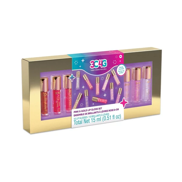 Make it Real: 3C4G pink és arany 10db-os szájfény szett