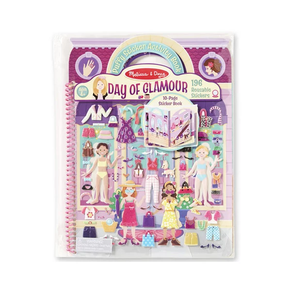 Glamour pufi matrica készlet - Melissa & Doug