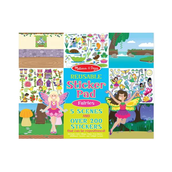 Tündérek újrahasználható matrica szett - Melissa & Doug