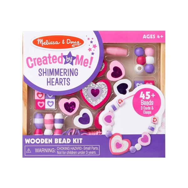 Ragyogó szívek fa gyöngyszett - Melissa & Doug