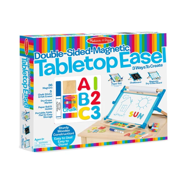Kétoldalú fa rajztábla játékszett - Melissa & Doug