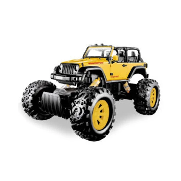 Stunt Truck sárga hátrahúzós kisautó 1/43 - Mondo Motors