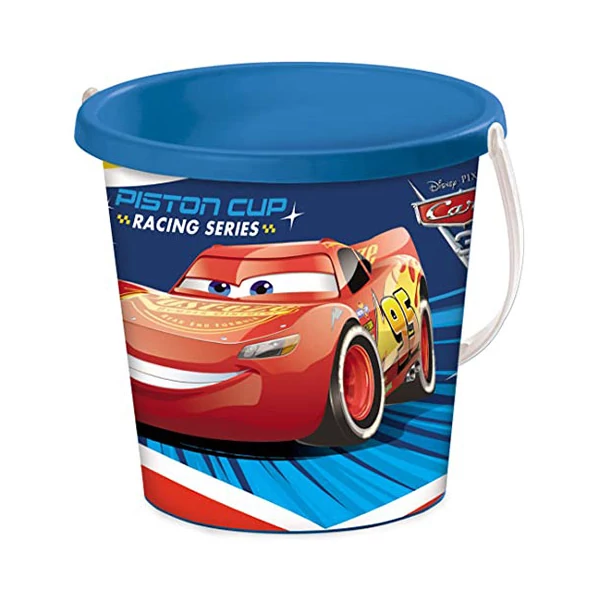 Verdák Villám McQueen vödör többféle változatban 17cm - Mondo toys