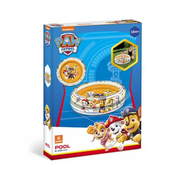 Mancs őrjárat: A csapat három gyűrűs medence 100cm - Mondo Toys