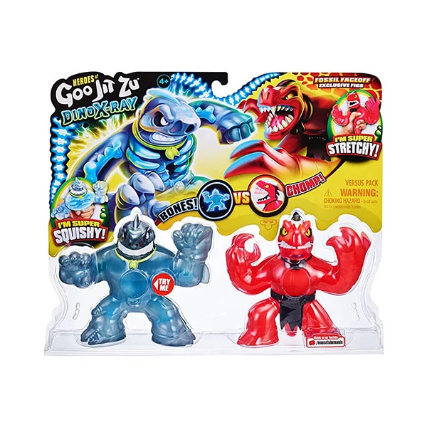 Heroes of Goo Jit Zu: Dino X-Ray Thrash vs Verapz játékfigura