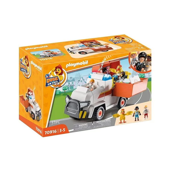 Playmobil: Duck on Call Mentő esetkocsi (70916)