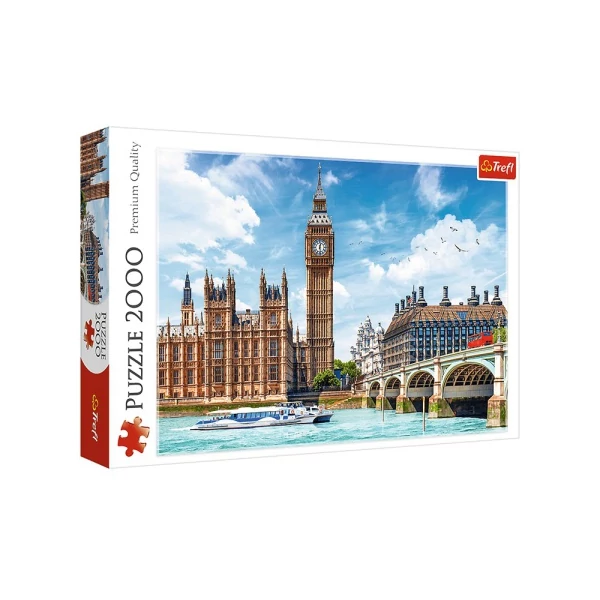 Big Ben, London, Anglia 2000db-os puzzle - Trefl