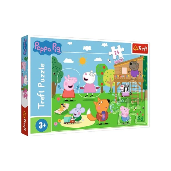 Peppa malac Móka a fűben 24 db-os Maxi puzzle - Trefl