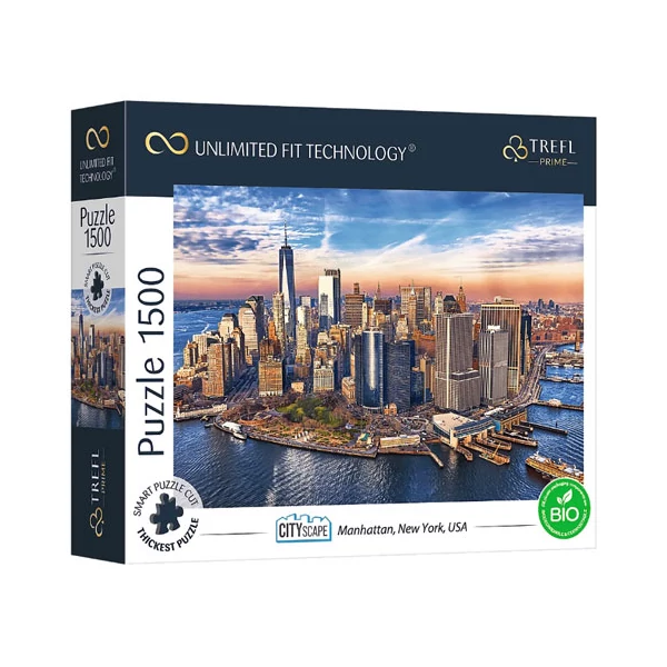 Manhattan, New York 1500db-os puzzle - Trefl