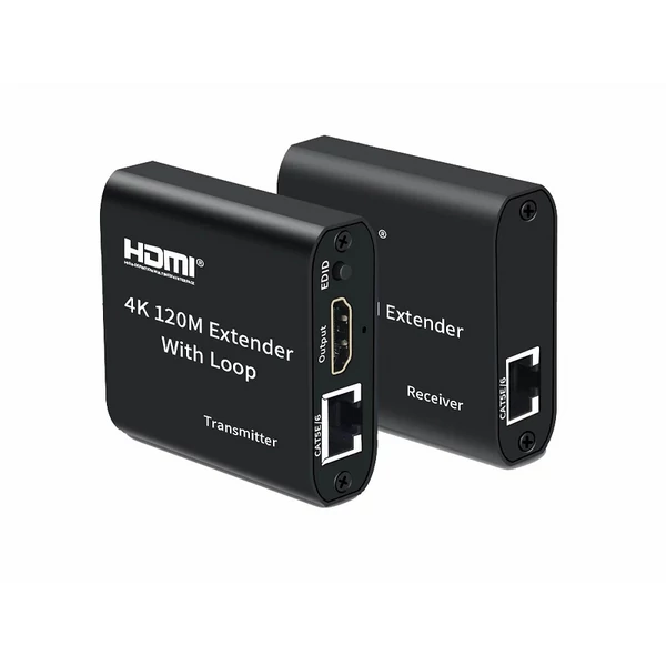 Thunder HDX-120, HDMI hosszabbító adapter, Ethernet + HDMI kimenet (120m)