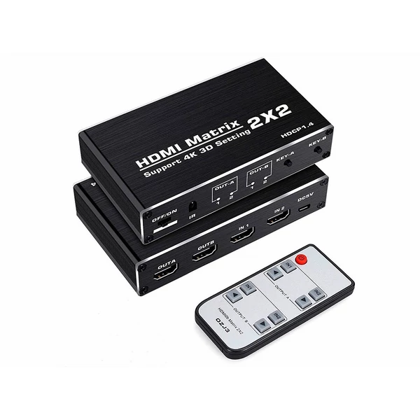 Thunder HMX-202, HDMI mátrix, elosztó és kapcsoló (2×2)