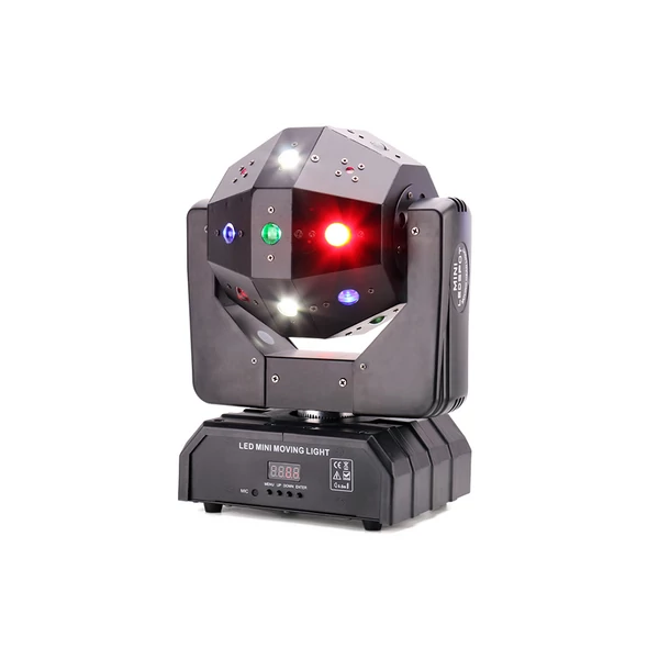 Thunder MHD-108S Spot Robotlámpa, 108W (RGBW + STROB), Sound, DMX, Auto