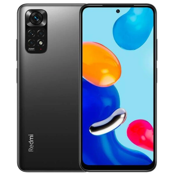 Xiaomi Redmi Note 11 Dual Sim 4GB RAM 64GB grafit szürke (graphite grey) kártyafüggetlen okostelefon