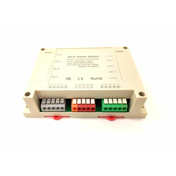 Thunder SWS-27 SmartHome WiFi-vezérelt, Okos kismegszakító - 4 csatornás