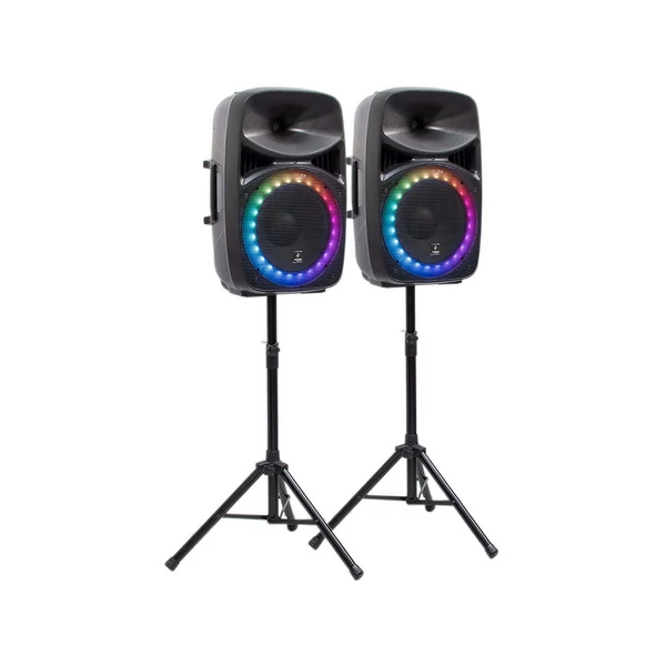 Thunder TMX-15 SET 700/1400W (15") aktív + passzív hangfal (MP3 + Bluetooth + FM)