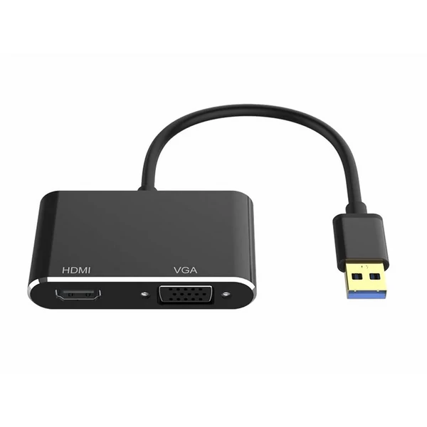 Thunder UDP-303, USB-A 3.0 átalakító (HDMI anya - VGA anya)