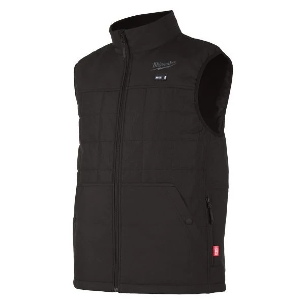Milwaukee M12HPVBL2-0(XXL) Fűthető mellény Hibrid Pufi Fekete (4932480080)