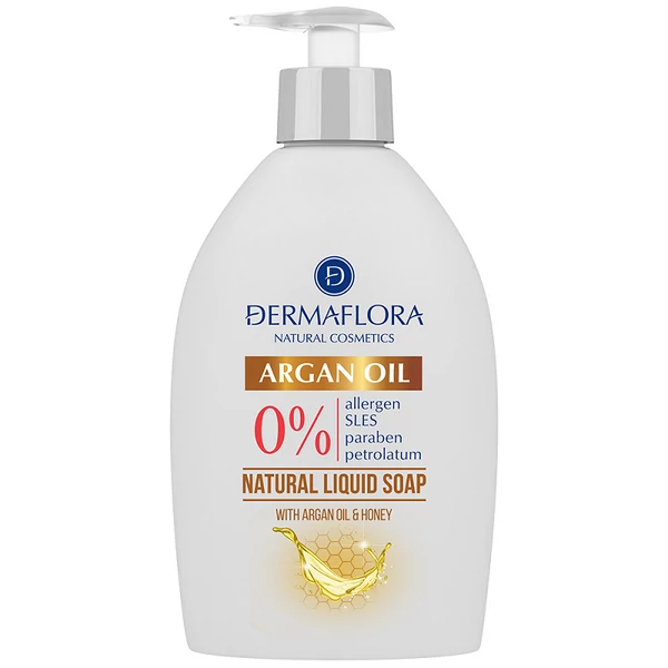 Dermaflora argán olaj & méz folyékony szappan 400ml