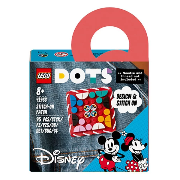 LEGO® DOTS: Mickey egér és Minnie egér felvarró (41963)