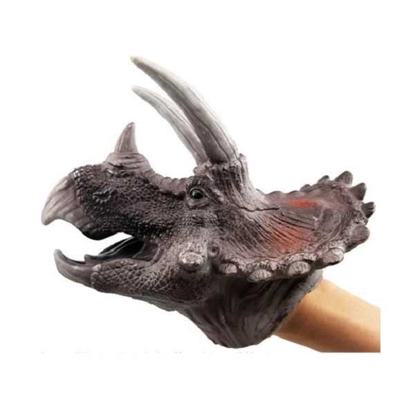 Triceratops dinoszaurusz kézbáb