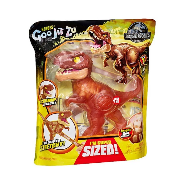Heroes of Goo Jit Zu Jurassic World T-Rex Super Sized játékfigura