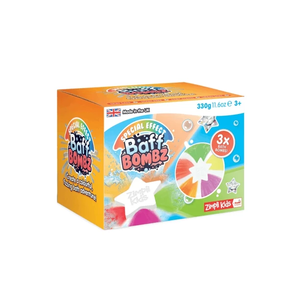 Gelli Baff: Baff Bombz csillag fürdőbomba 3x110g
