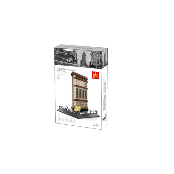 Flatiron building – New York | 838 db építőkocka | építőjáték | WANGE 4220