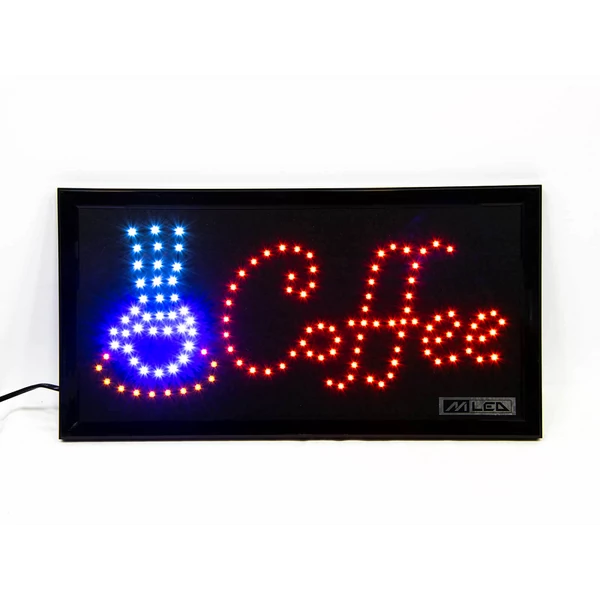 M-LED LED tábla, extra erős ledekkel - COFFEE
