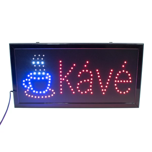 M-LED LED tábla, extra erős ledekkel - KÁVÉ