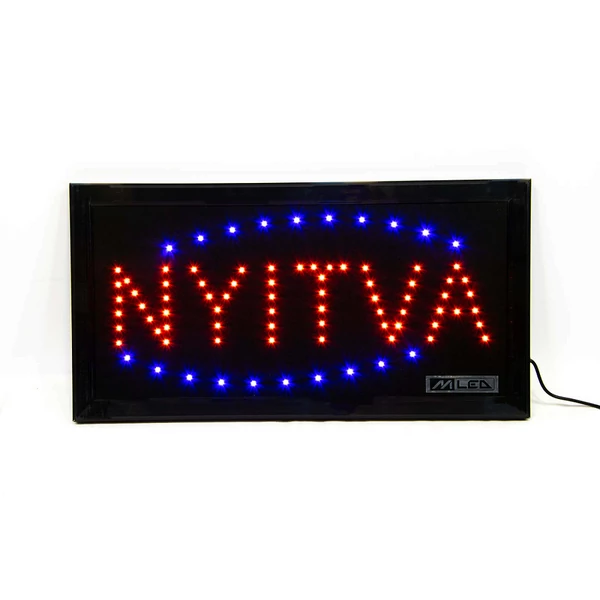 M-LED LED tábla, extra erős ledekkel - NYITVA