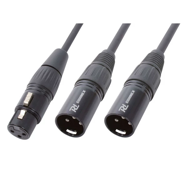PD Connex CX140-0,5  jelkábel, Y-Kábel, splitter (1x XLR mama - 2x XLR papa) - (0,5 m)