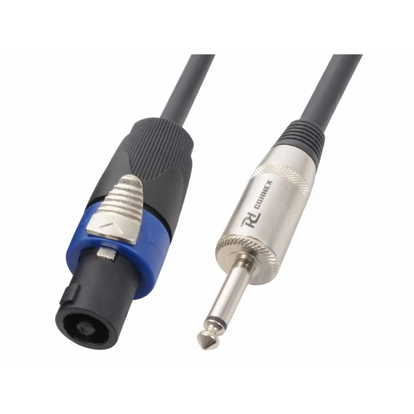 PD Connex CX27-5m Prémium hangfalkábel (Speakon - 6,3 mm Jack) (2x1,5 mm2) + tépőzár