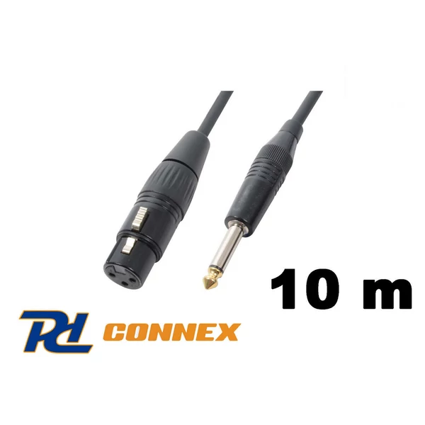 PD Connex CX40-10 jelkábel (6,3 mm Jack - XLR mama) - (10 m)