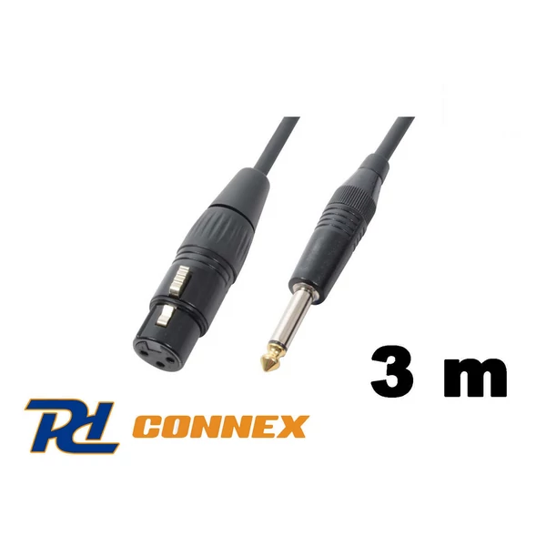 PD Connex CX40-3 jelkábel (6,3 mm Jack - XLR mama) - (3 m)