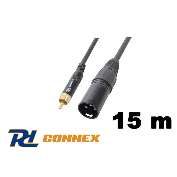 PD Connex CX52-15 jelkábel (RCA - XLR papa) - (15 m)